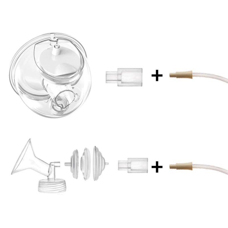 Pieza de reparación del conector del colector de leche materna para accesorios de la extractor de leche Spectra, herramienta de alimentación de bebé de repuesto, conector de manguera