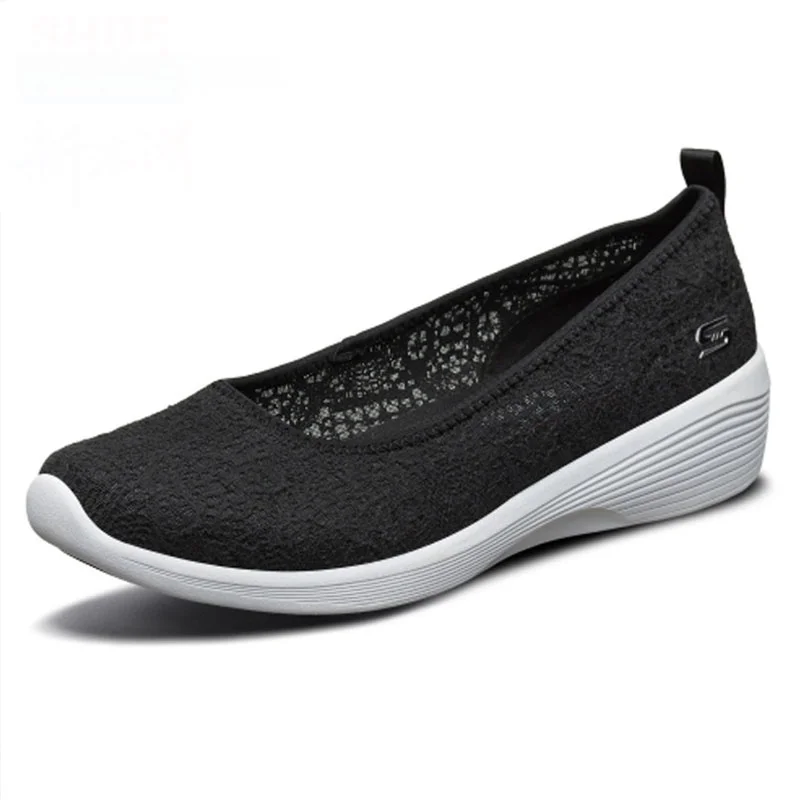 

Женская дышащая осенняя повседневная обувь на шнуровке с глубоким вырезом Walking oes, удобная всесезонная обувь