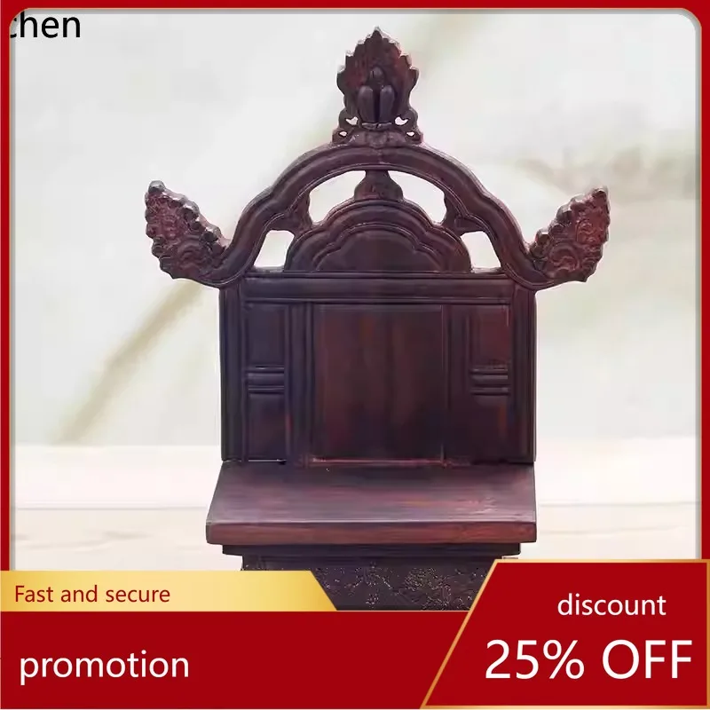 Cz small buddha niche desktop small altar buddha statue bottom base home indoor buddha worship solid wood nepalese worship table