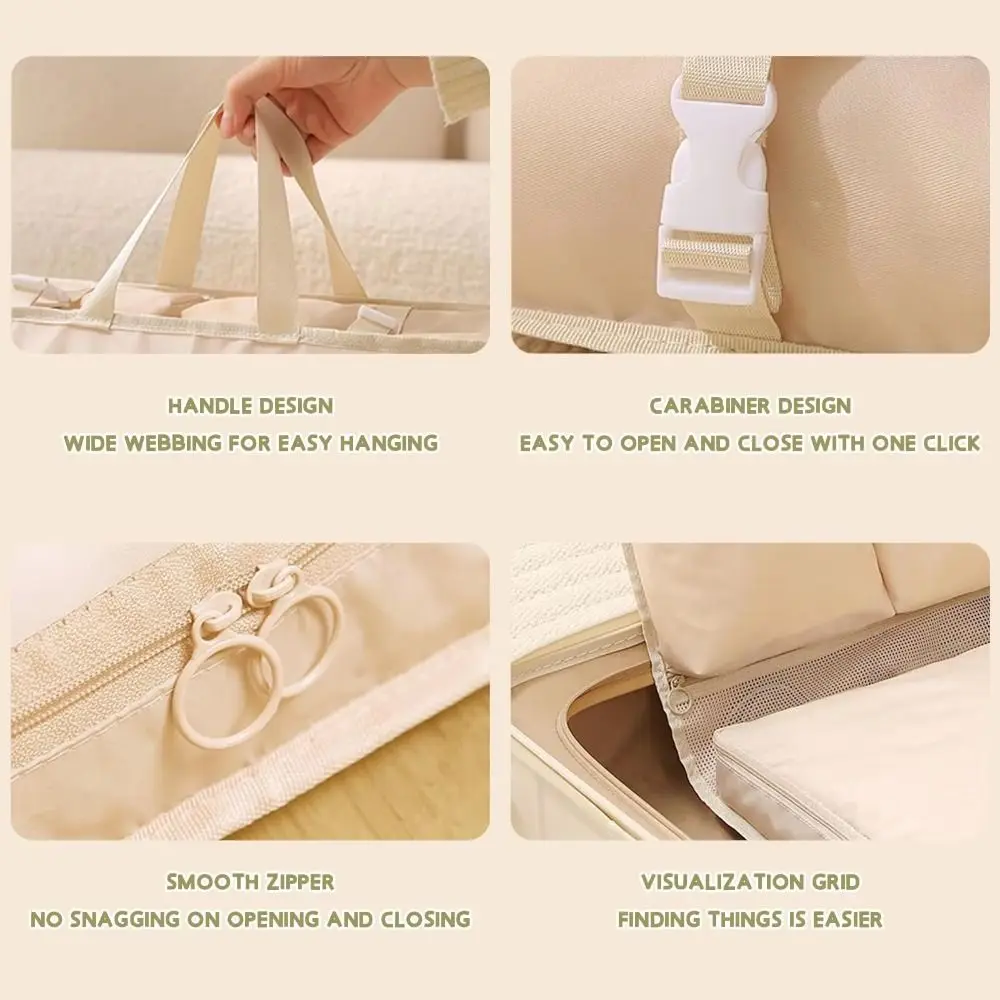 Дорожная сумка для багажа 7 в 1, подвесная сумка для хранения багажа с несколькими карманами, складная сумка для путешествий большой вместимости, органайзер для одежды