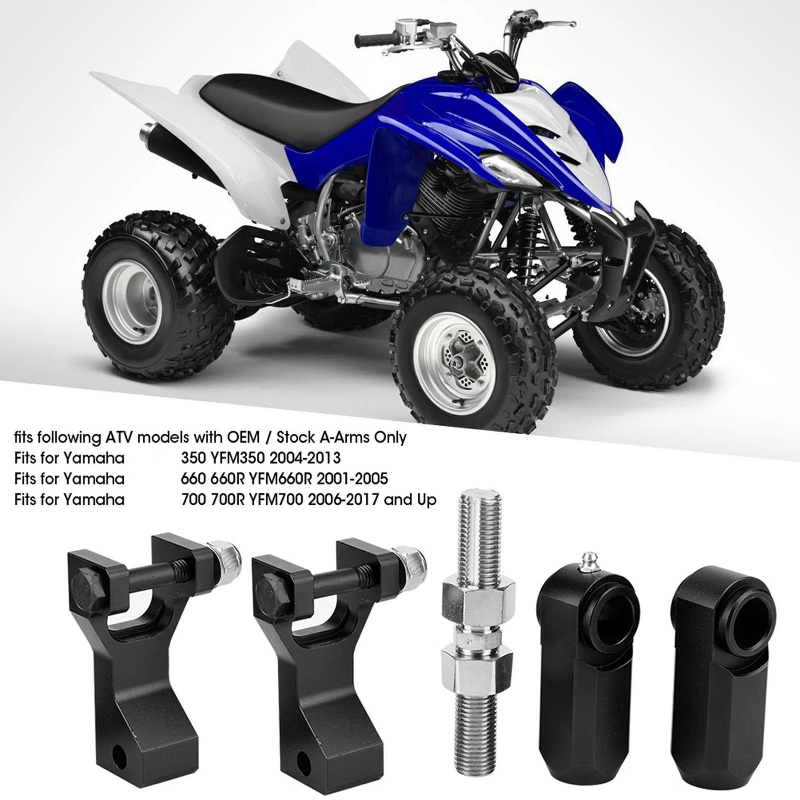 ATV Accessory ATV Adjustable Front Rear Lowering Kit Fits for   350 660 700 Front Lowering Kit Front Rear Lowering