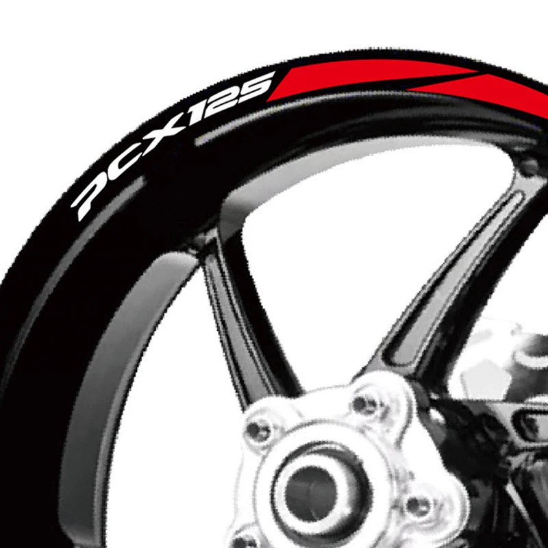 

New Tire Modification Motorcycle Rim Stickers Reflective Stickers For HONDA Pcx 125 PCX125 2018 2019-AB36