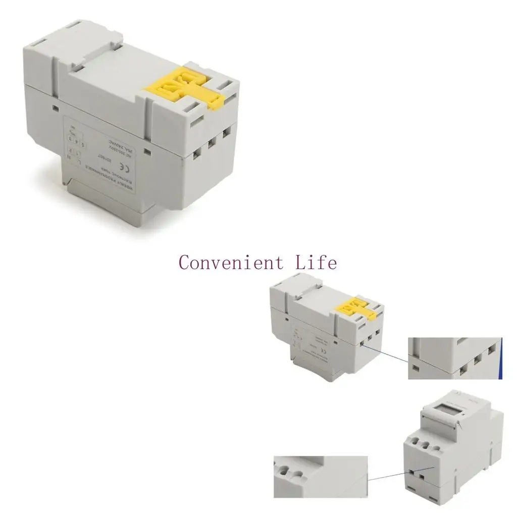 

Многоцелевой электрический таймер L1EE с большинством настроек интерфейса ЖК-дисплея и широким диапазоном рабочих температур