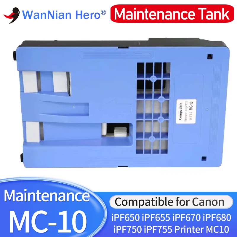 

MC10 For Canon MC-10 MC10 Maintenance Tank 1320B014CA For Canon iPF650 iPF655 iPF670 iPF680 iPF750 iPF755 Tanque De Manutenção