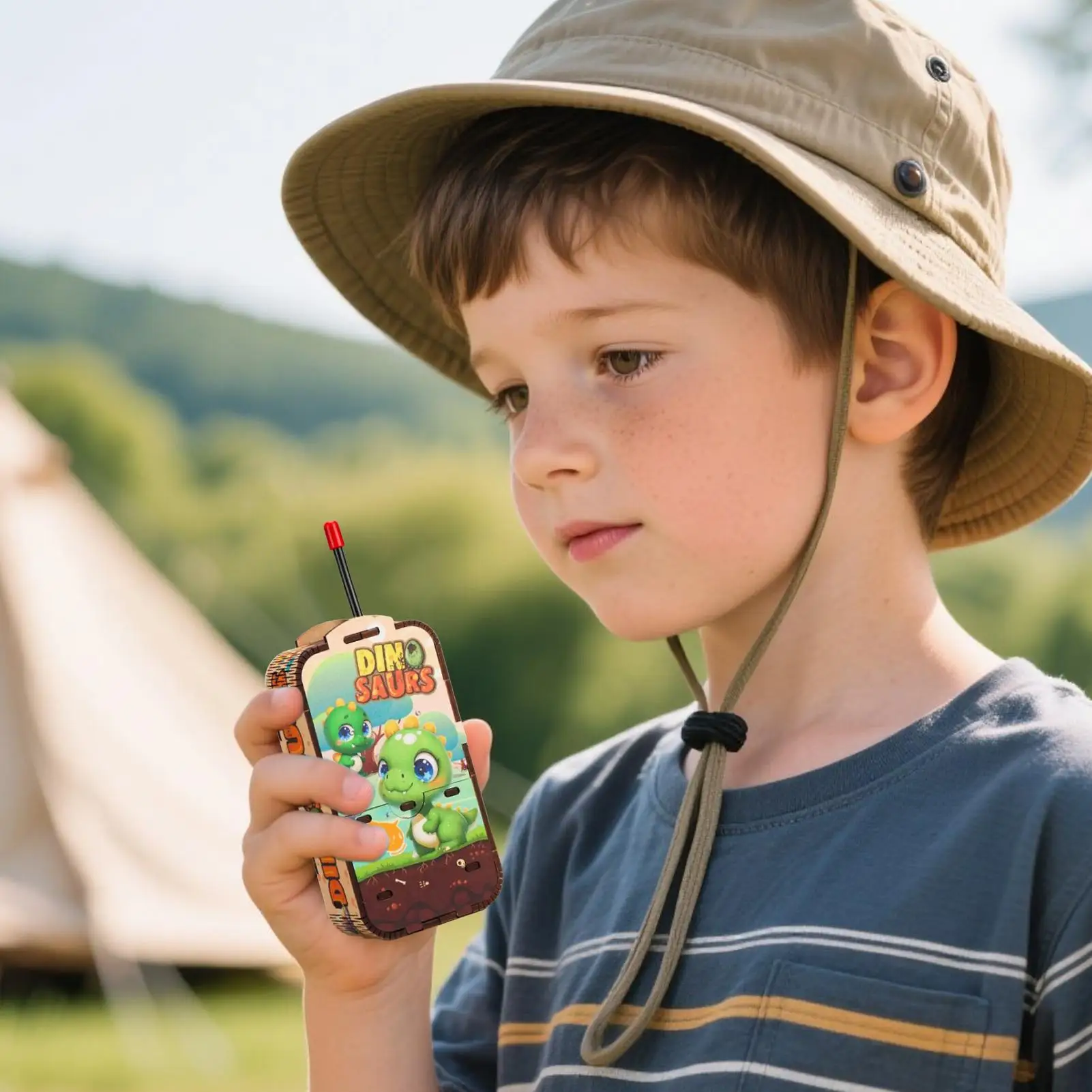 Walkie Talkies for Kids Electronic Circuits Toys Wooden Puzzles Walkie Talkies for Christmas Birthday Parties Boys Girls Adults