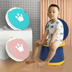 Potty Training Toilet for Kids Household Portable and Folding Outdoor Camping Clamshell Urgent Use Toilet Baby Travel Potty