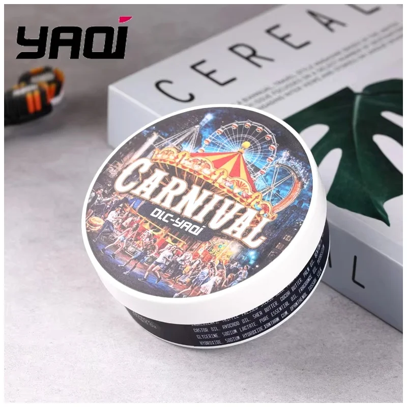 yaqi-男性用シェービングクリーム-carnival-アティサン-170g-シェービングソープ-ウェットシェービング用具-男性への最高の贈り物-男性用グルーミング用品-男性へのギフト