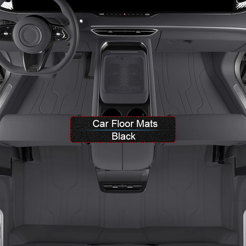 Custom Nappa Leather Anti-Slip Car Foot Protect Mat For VOYAH FREE 2022-2026 Auto Luxury Waterproof Floor Pad Interior Accessory view 5