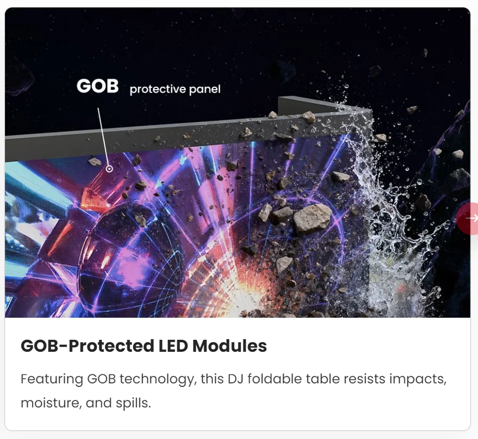 カスタムロゴ入りプロ仕様折りたたみ式LED DJブースディス - Event Party Dj のレビューと価格