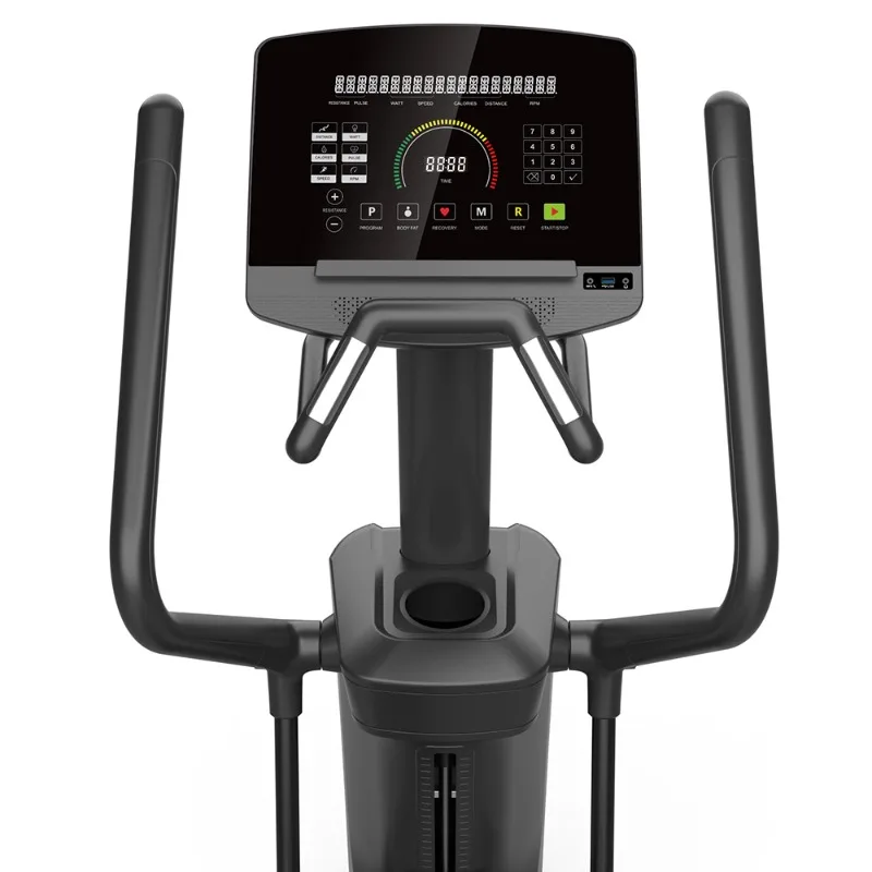 Rearmounted Flywheel Design Elliptical Cardio Training Machine Supplier Fitness Equipment for High Level Hotel Gym