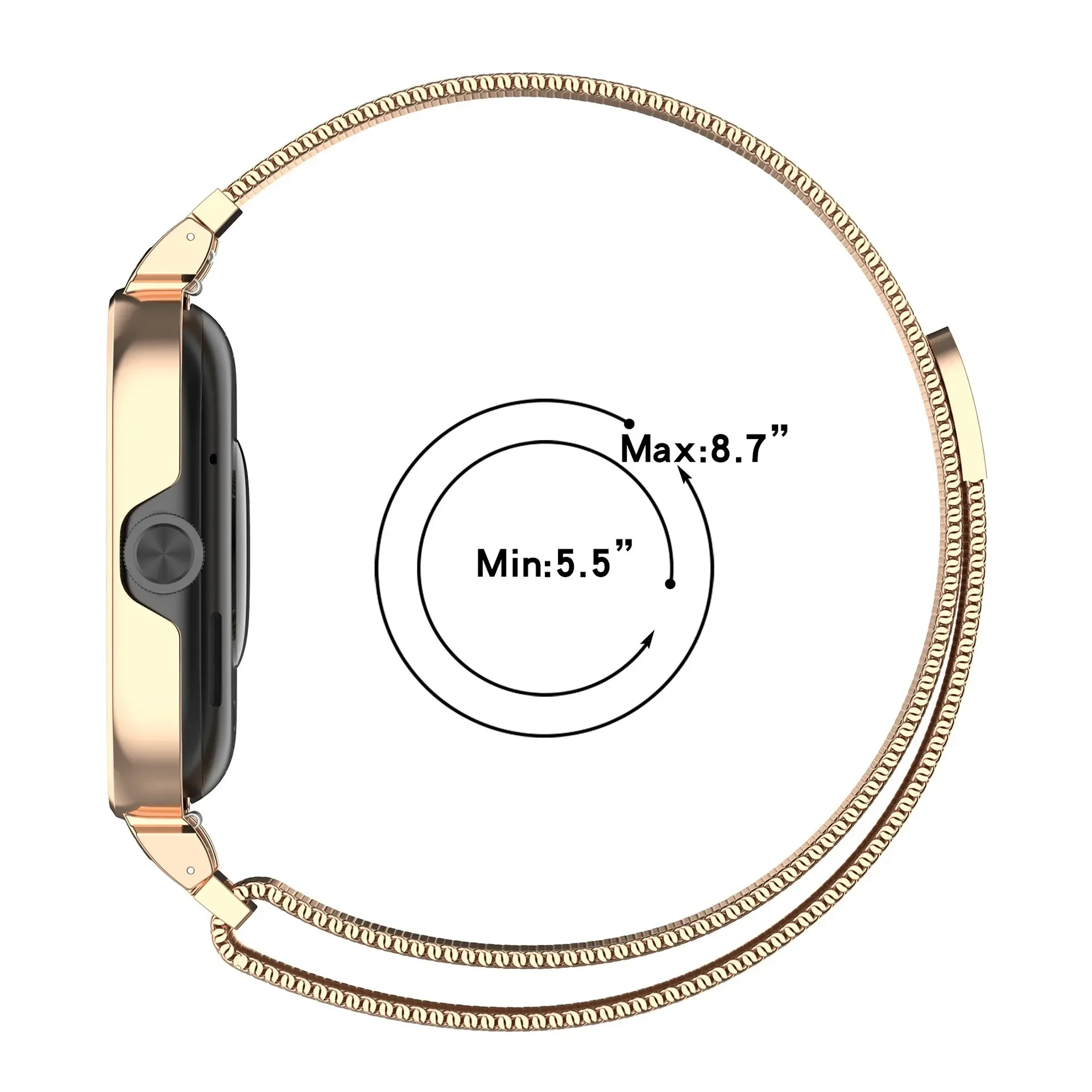 Case+Strap Kit For Redmi Watch 4 Milanese Magnetic Loop Bracelet Wristband For Redmi Watch 4 Stainless Steel Protective Shell