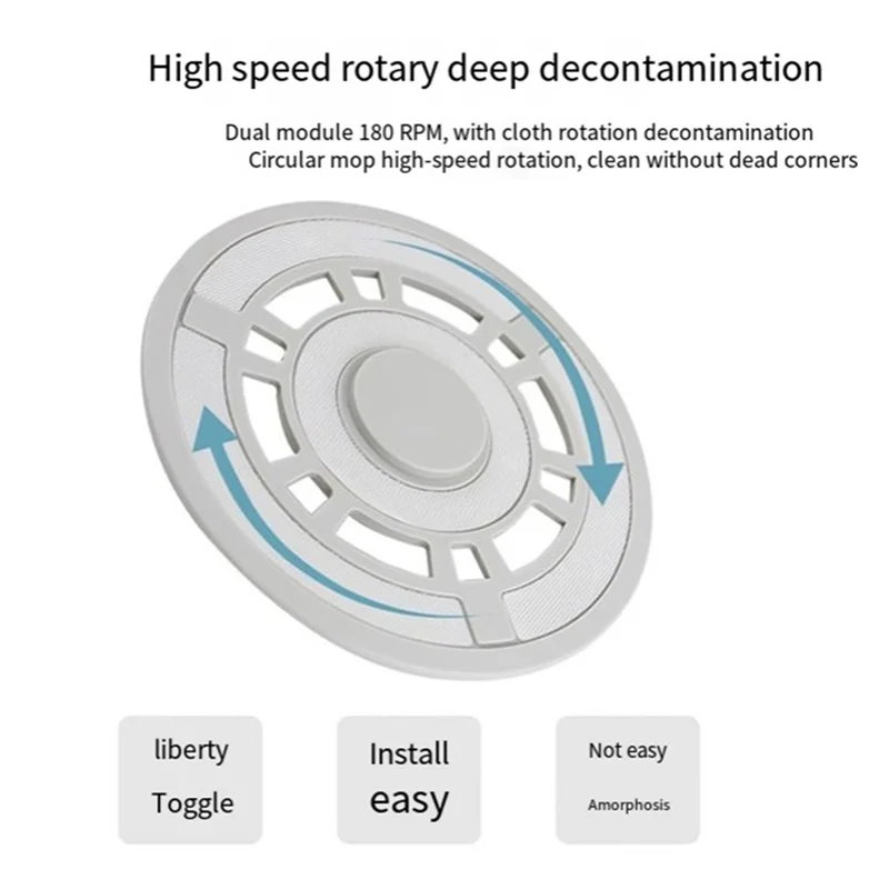 

Y51A-Applicable For Mijia All-Purpose Sweeping Robot Mop Holder B101CN Accessories Dream Chaser S10 Mop Holder