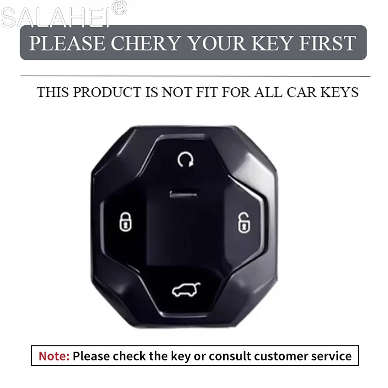 New Sheepskin Car Key Case Cover Shell For Chery Jetour T2 Traveler 2023 2024 DASHING X-1 Plus DTC L9 Keyless Auto Accessories