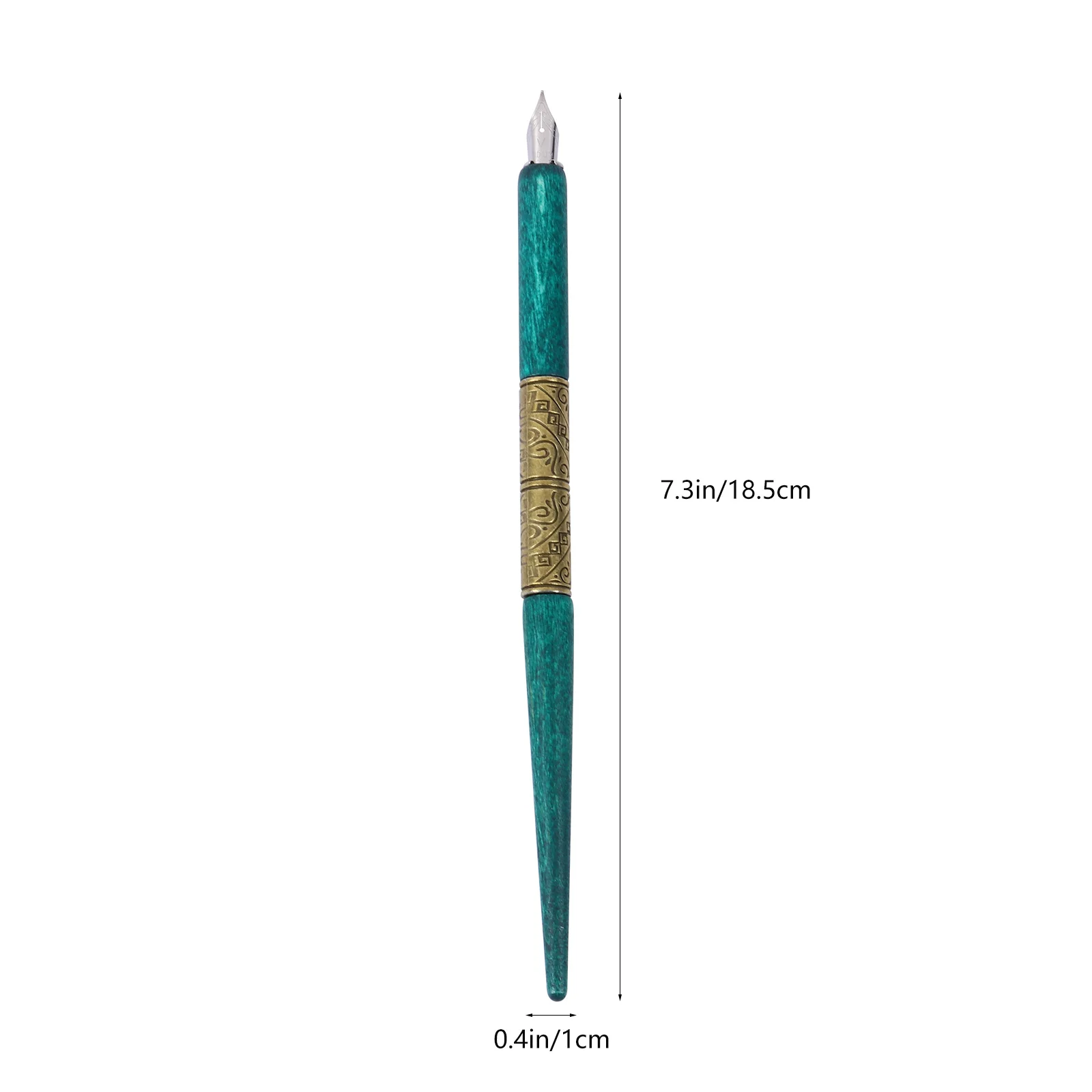 1Set Dip Pen Set Premium Retro Wood Handle Calligraphy Pens Style Smooth Ink Flow Writing Drawing Calligraphy Starter