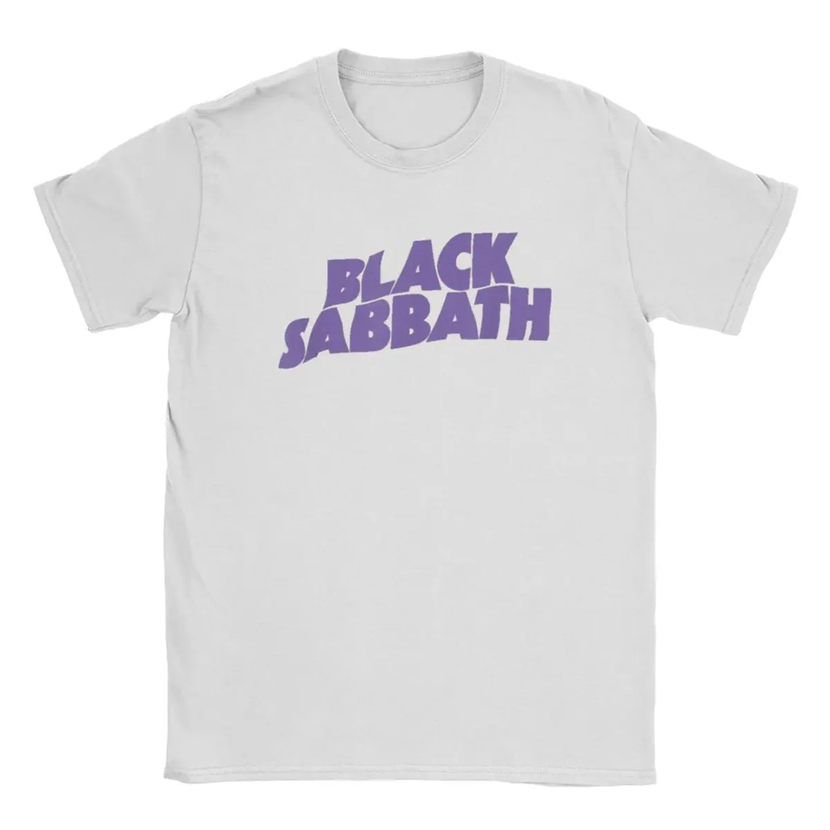 

Black Sabbath Purple Graphic Tee Men's Casual Cotton Short Sleeve O-Neck T-Shirt