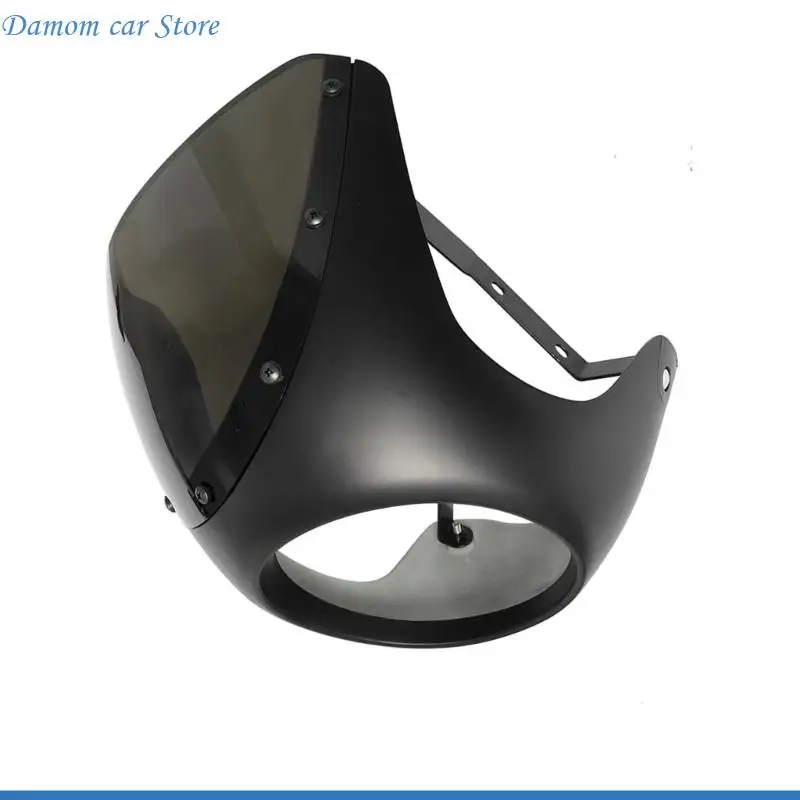 A2UC Retro Fairing Motorcycle Headlight Windshield Fairing Wind Deflector Replacement