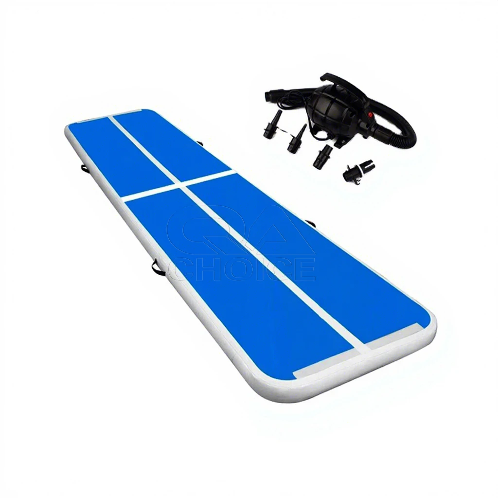 Cheap Inflatable Air Track Tumbling Mat Gymnastic 1.2mm DWF Material Customizable Length CE Certified  Brand