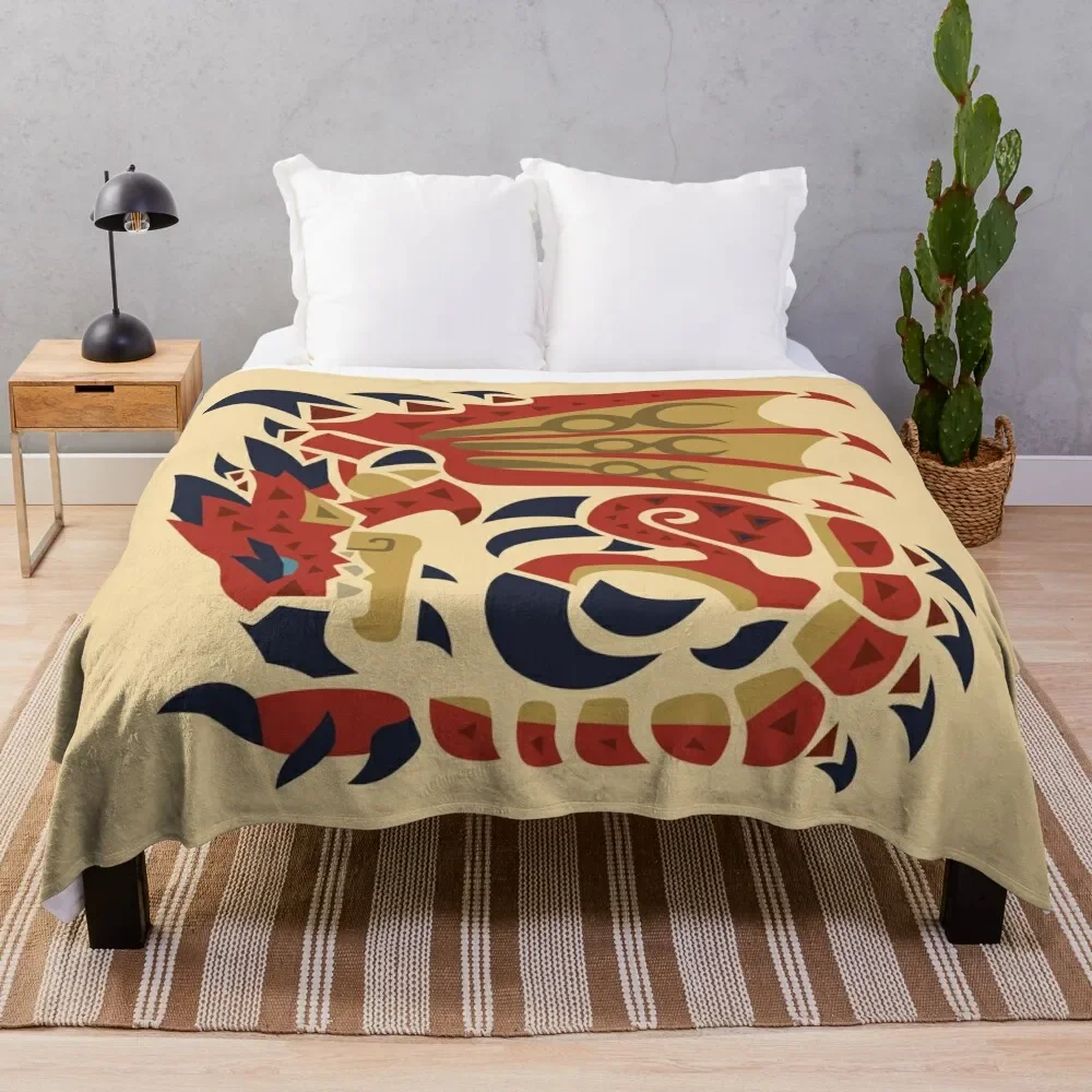 

Rathalos Throw Blanket Cozy Throw Blanket Birthday Gift for Him Her