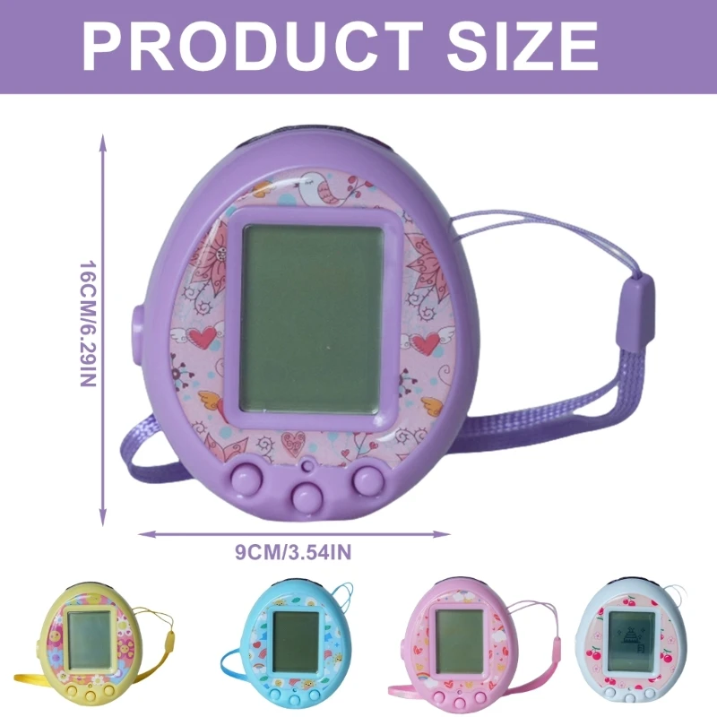 Virtual Pet Machine Electronic Pet Game Toy Console di gioco portatile nostalgico Digital Pet Raising Game per bambino ragazzo ragazza