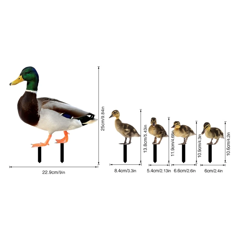 Outdoor Decoration Ducks Lawn Signs for Garden Yard for Creative Decoration Dropshipping