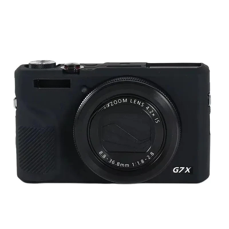 For Canon G7X Mark 3 G7X III G7X3 , Protector Protective Camera Silicone Case Cover Body Cover Case Skin  + free tempered film