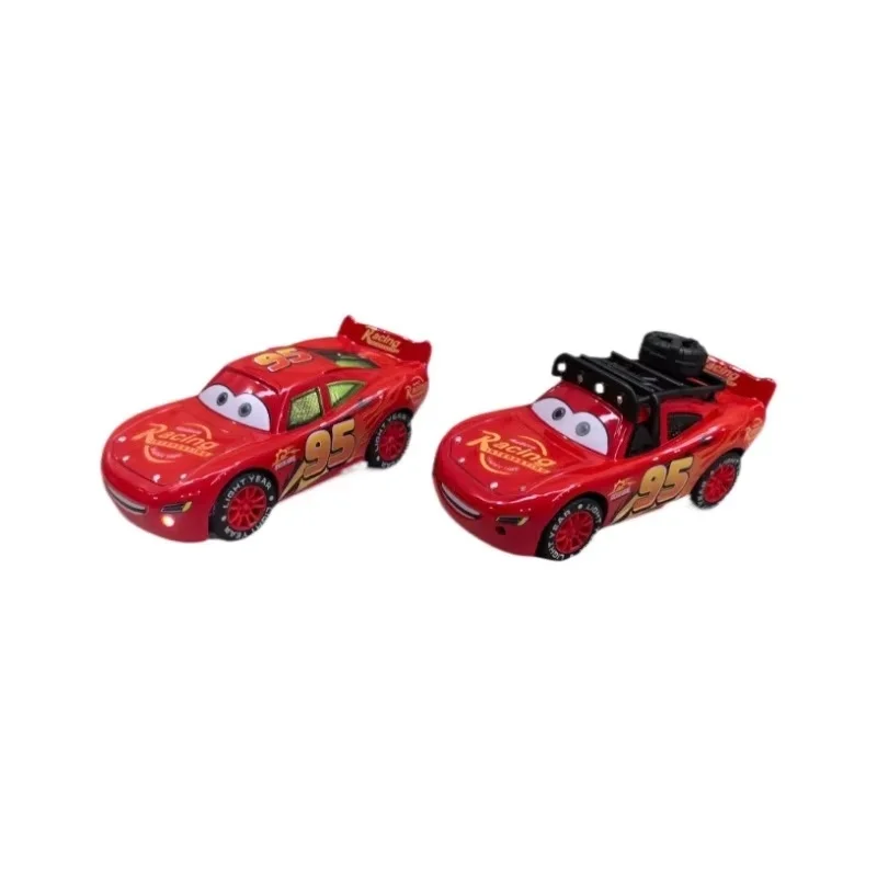 Cartoon Disney Lightning Mcqueen Autos Legierung Auto Original Modell Mit Beleuchtung und Musik Zurückziehen Mcqueen Auto Modell Set Spielzeug Geschenk