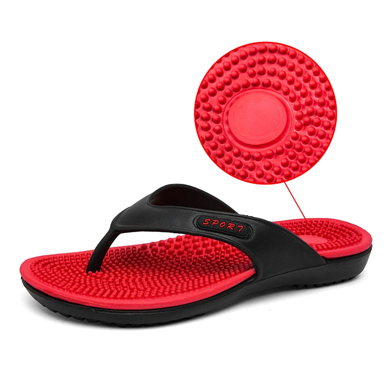 

Stepping on Poop Feeling ENA Sandals Men's Summer Outdoor Wear Home Indoor Shower Bathroom Home Soft Without Feet Flat Bottom