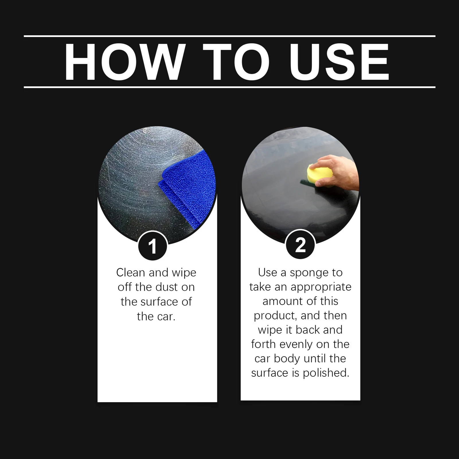 طقم شمع السيارات 50 جرام، طقم شمع مزيل خدوش السيارة السريع لسهولة التفاصيل والتألق