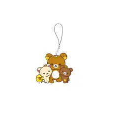 Cute Rilakkuma Keychain Mobile Phone Chain Acrylic Rilakkuma Pendant Accessories Jewelry Fans Gifts