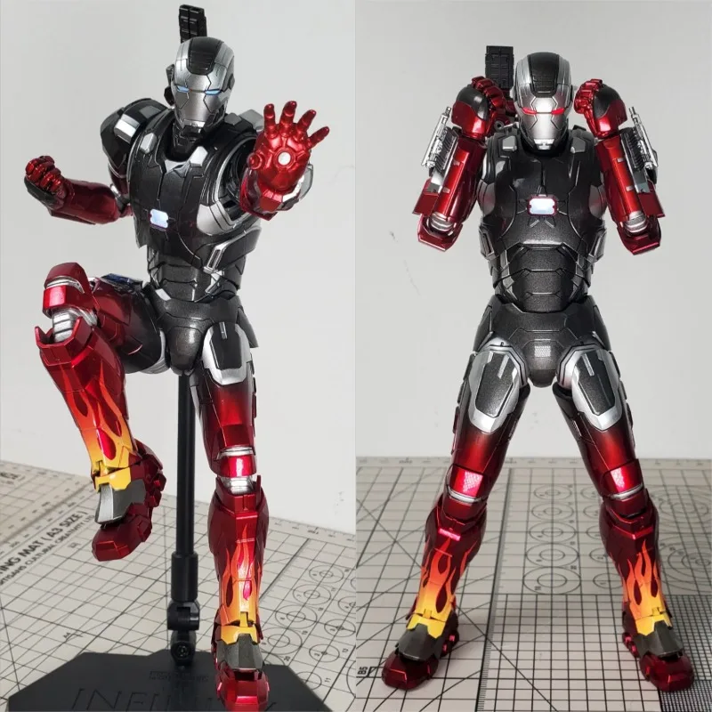 

Marvel Avengers MK22 Iron Man 3 Tony Stark Armor Model Action Figure Joint Moving Doll Toy Desktop Ornament Gift
