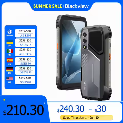 Blackview OSCAL PILOT 1 Rugged Phone, 6GB+ 256GB ,...