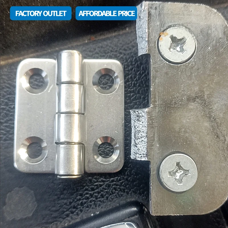 

(10 pieces)304 Stainless Steel Thick Folding Bearing Cabinet Door Hinge Accessories Industrial Automation Equipment