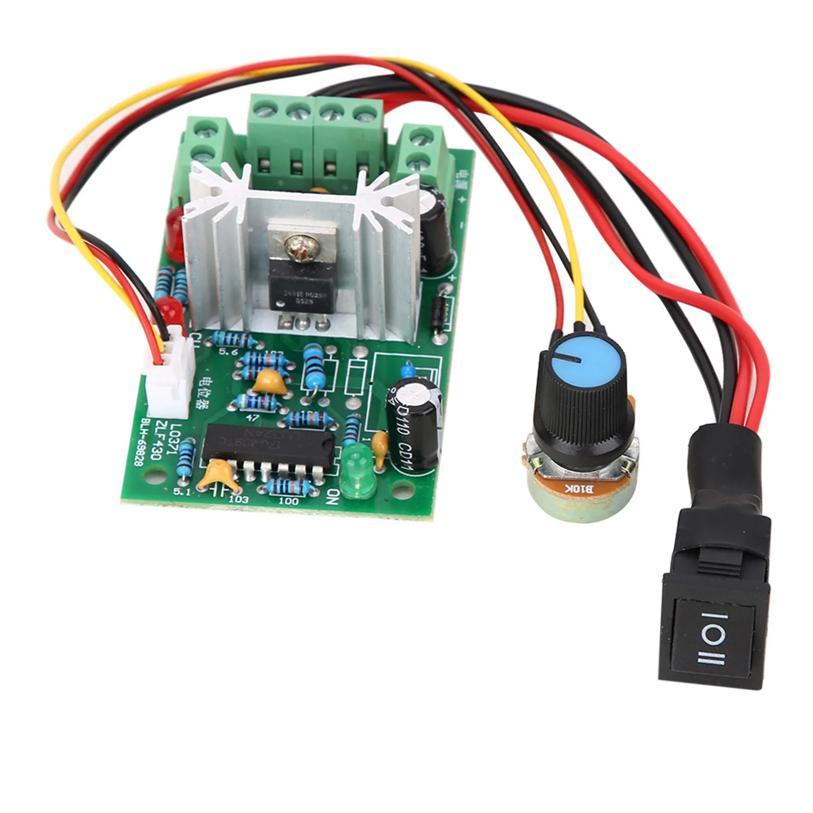 Motor Speed Controller High Efficiency 5V-30V PWM Adjustable Speed Regulator with Forward Reverse  for Robotics Power Tools DIY