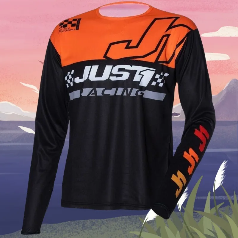 

Мужская велосипедная футболка с 3D принтом FOXPARK Off-road MX BMX ATV MTB Велосипедный костюм Enduro Downhill Racing Rider Bike Off-road с длинным рукавом