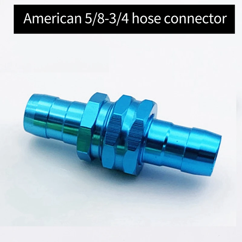 5/8 Inch Garden Hose Connectors Garden Hose Repair Kits Aluminium Water Hose Mender Aluminum -Blue