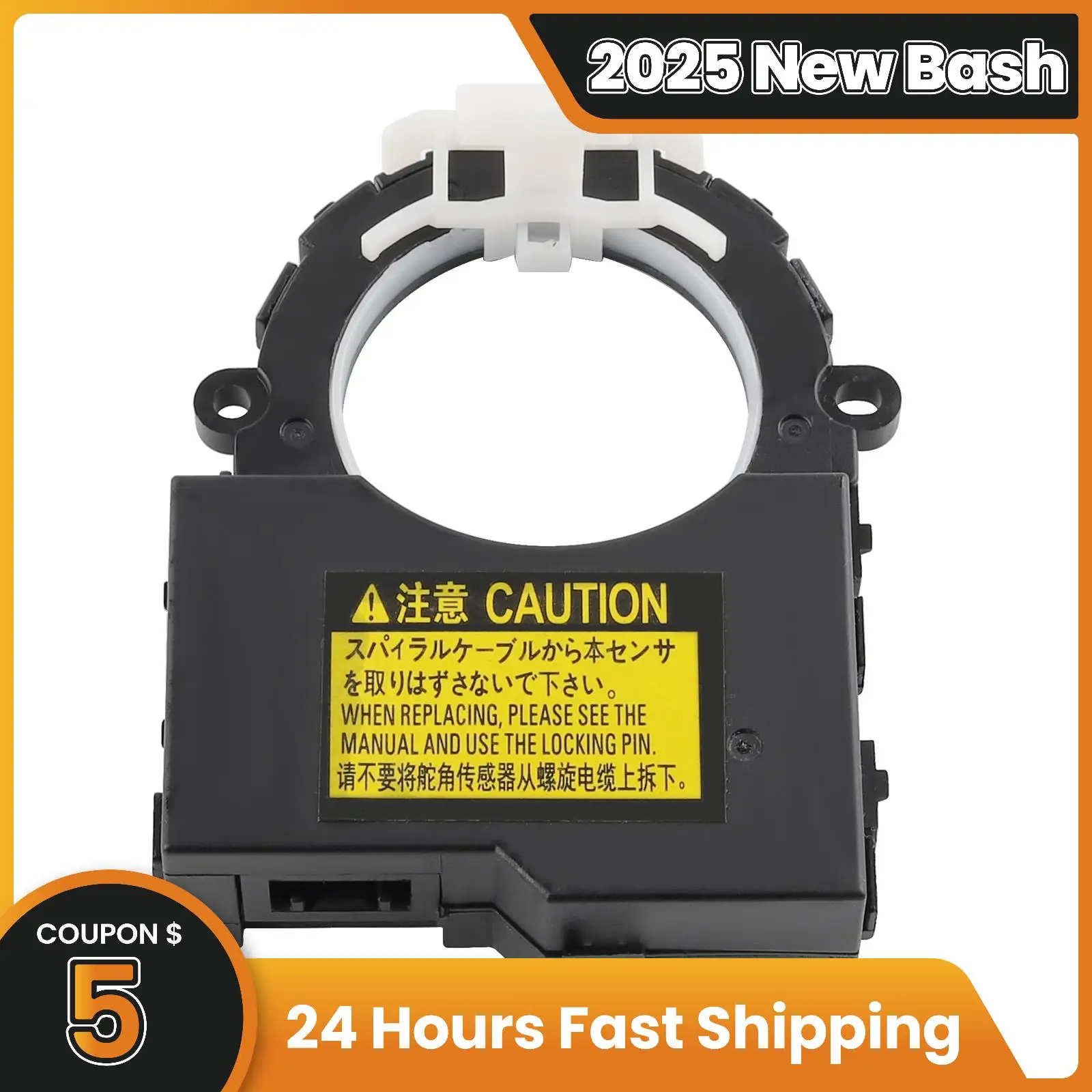 

Steering Angle Sensor For TOYOTA TACOMA SR5 Crew 3.5L 89245-0R030 2016-2020 Black