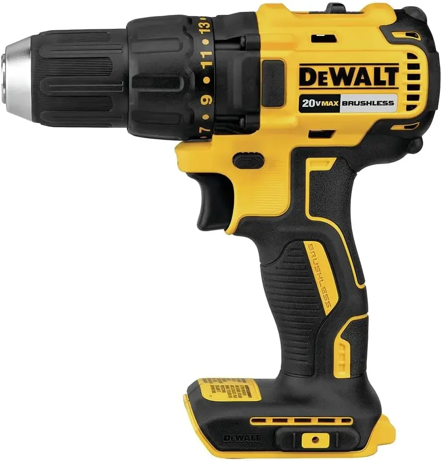DEWALT 20V MAX* Kit combinato per sega circolare e trapano a batteria senza spazzole con batterie compatte DEWALT POWERSTACK (DCK239E2)