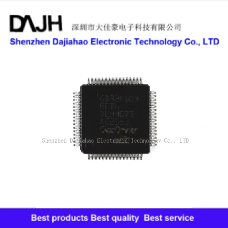 2pcs/lot GD32F103RCT6  GD32F103RET6 GD32F103RGT6 QFP  IC chips in  stock