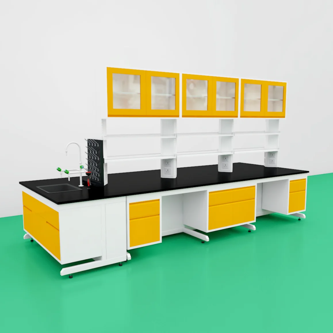 

Лабораторный рабочий стол с C-образной рамкой Лабораторная мебель Сертификат CE Подходит для различных лабораторий