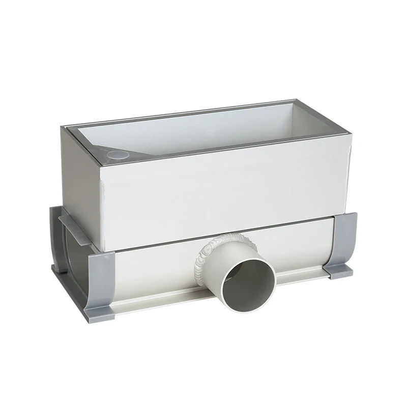 Height Adjustable Metal Grate Linear Long Tile Insert Floor Shower Drain with Horizontal Outlet