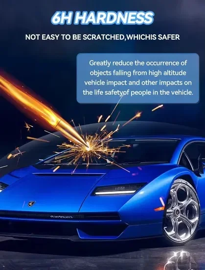 Best Wear Hydrofobe Hoge Heldere Anti-Kras Auto Voorruit Bescherming Film Glas Armor PET Venster Beschermhoes