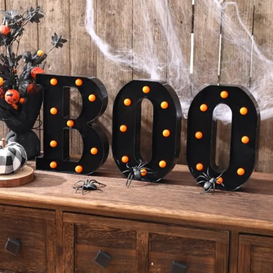 Marquee "Boo" Letters