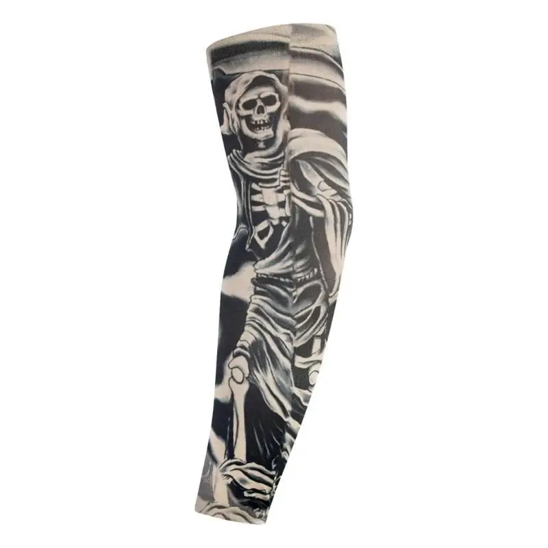 39BD Tattooing Arm Covers Sun Cooling Arm Sleeves for Rockers Outdoor Sport High Absorb Breathable Ice Silk Armwear
