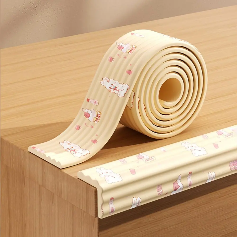 

Практичная защитная полоса для края стола 2 м с мультяшным рисунком, защитная защита для угла стены, толстая мягкая подушка для предотвращения столкновений, детская