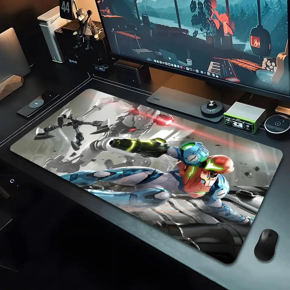 

Коврик для мыши ANIME M-Metroid COOL, большой игровой коврик с защитой от скольжения, утолщенный, для компьютерной клавиатуры и стола