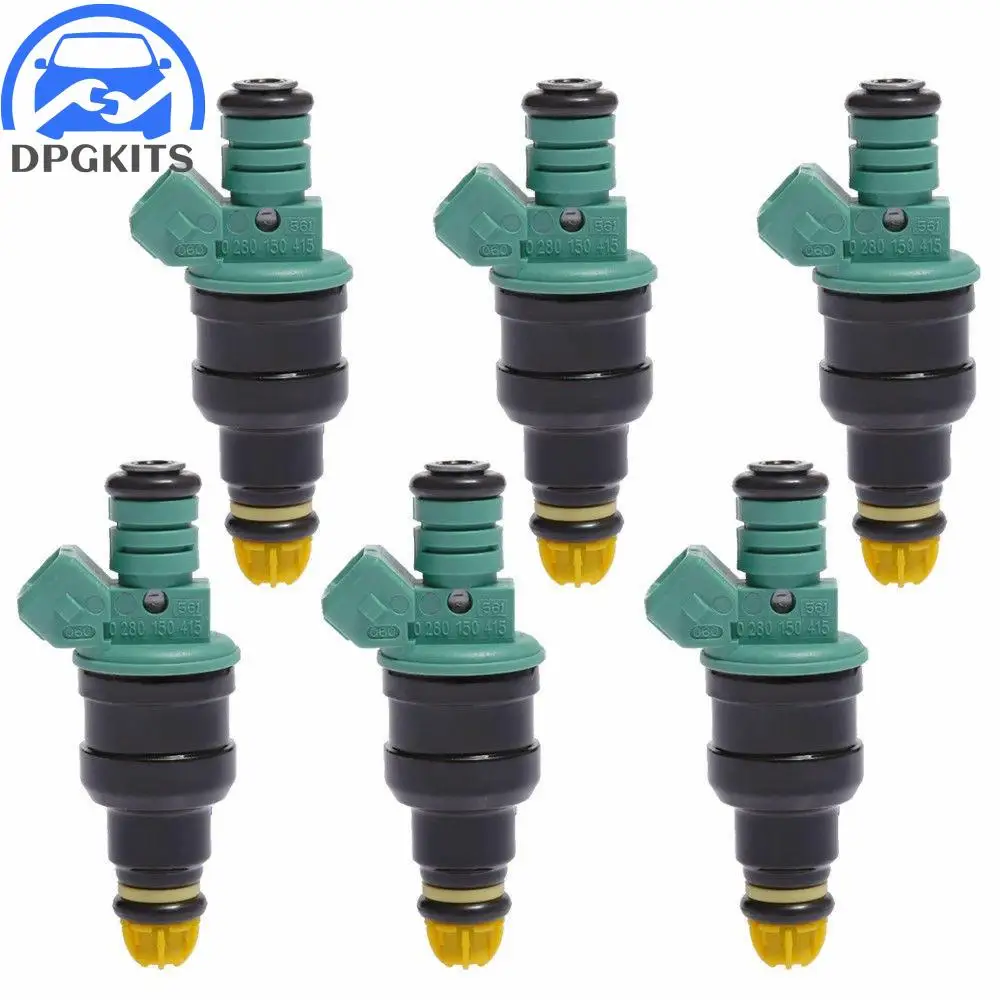 

6pcs 0280150415 FJ292 Fuel Injectors For BMW 325i 525i 323is 525iT M3 With 3 Months Warranty