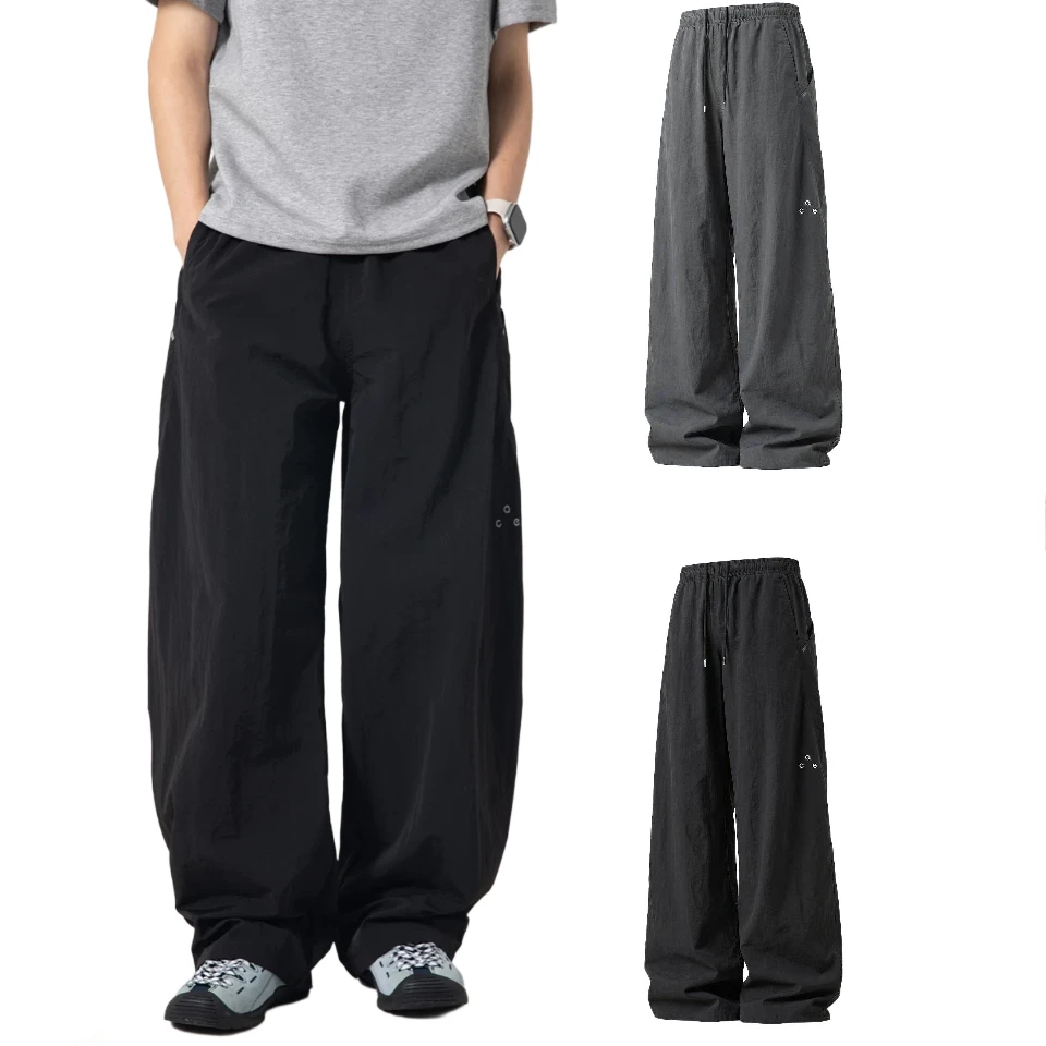 2027 Spring New Arrival Outdoor Cargo Pants Man Water Windproof Oversized Trousers Streetwear Men Wide Leg Casual Pants