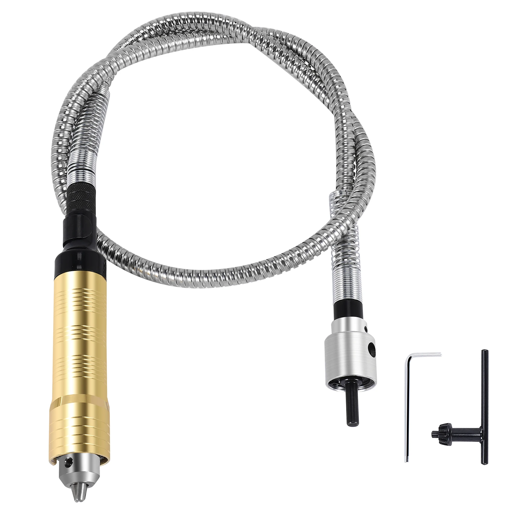 

AB02 Rotary Grinder Tool Flexible Flex Shaft Fits + 0.3-6.5mm Handpiece For Dremel Style Electric Drill Rotary Tool Accessories