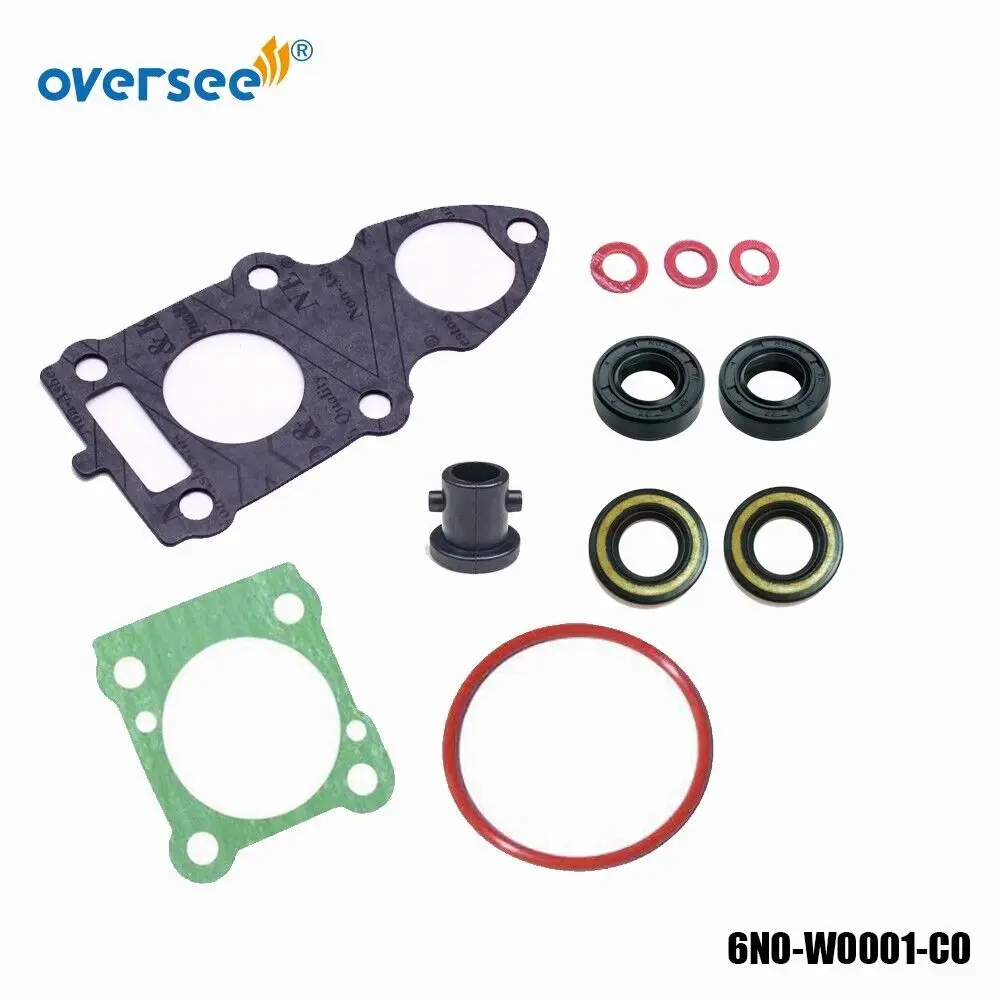 6N0-W0001-C2 LOWER UNIT SEAL KIT For YAMAHA 6HP-8HP 6G1-W0001-C1 6N0-W0001-20