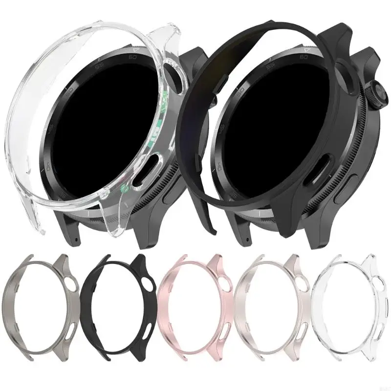 SmartWatch Cover PC Case для Watch ESIM Scratchpropepression Counting Hollow Watch Protector Frame Shell Bumper Shell